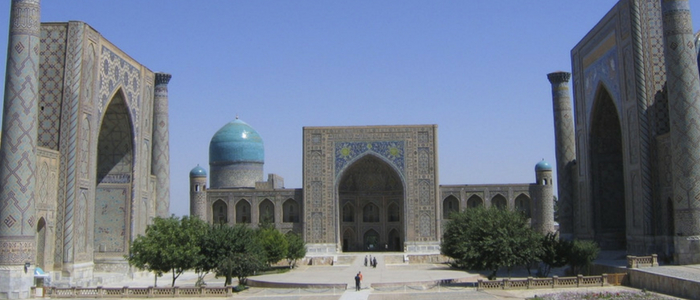 qué visitar en Samarcanda: plaza del Registán