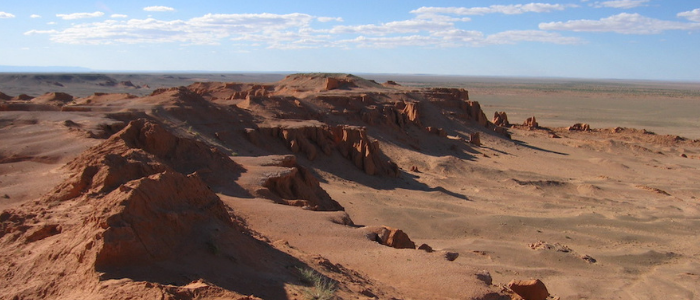 Desierto en la Ruta de la Seda en Mongolia