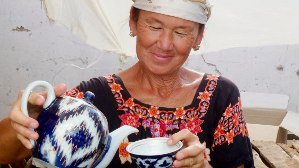 Hospitalidad uzbeka y ceremonia del té