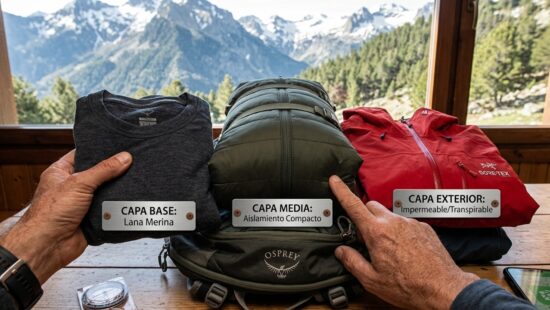 Explicamos como realizar un equipaje para viaje de aventura con la regla de las capas